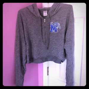 Memphis Tigers cropped hoodie